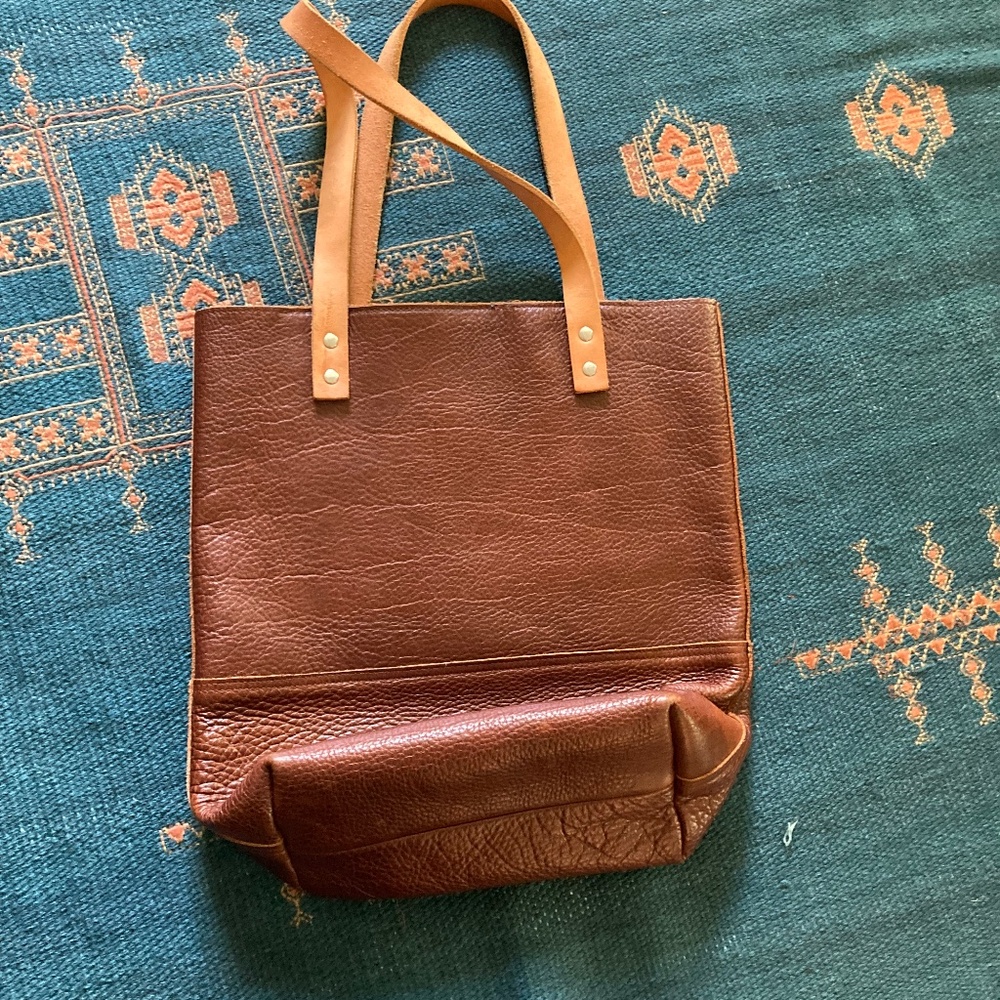 Fleabags leather tote